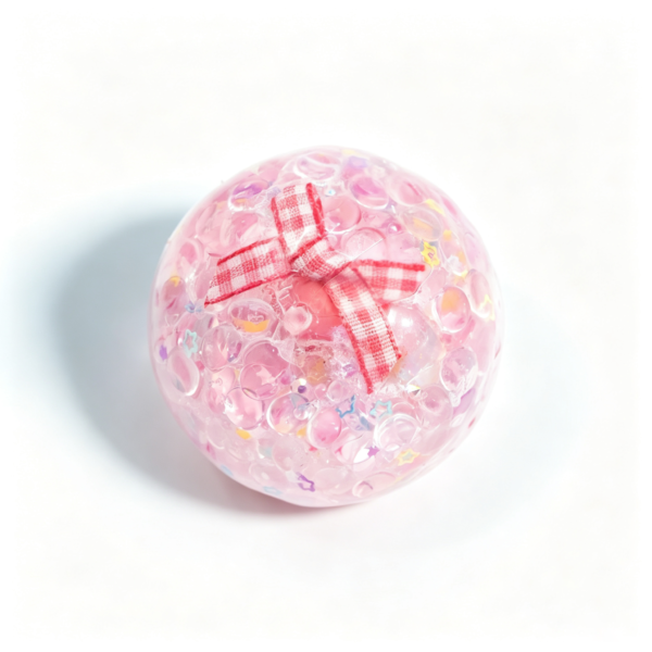 Summer Peachy Handmade Ball