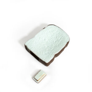 Two-Tone Toast Crunchy Handmade Ball - Mint Choco Toast Skin